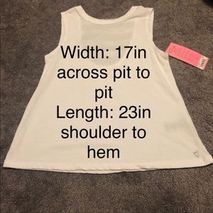 NWT! Betsey Johnson ladder back tank top.